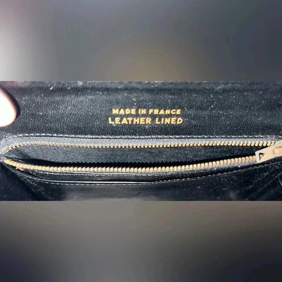 VINTAGE: ladies Made in France satchel handbag - Picture 4 of 16